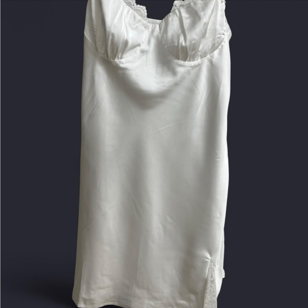 Princess Polly Satin Chemise in Cream